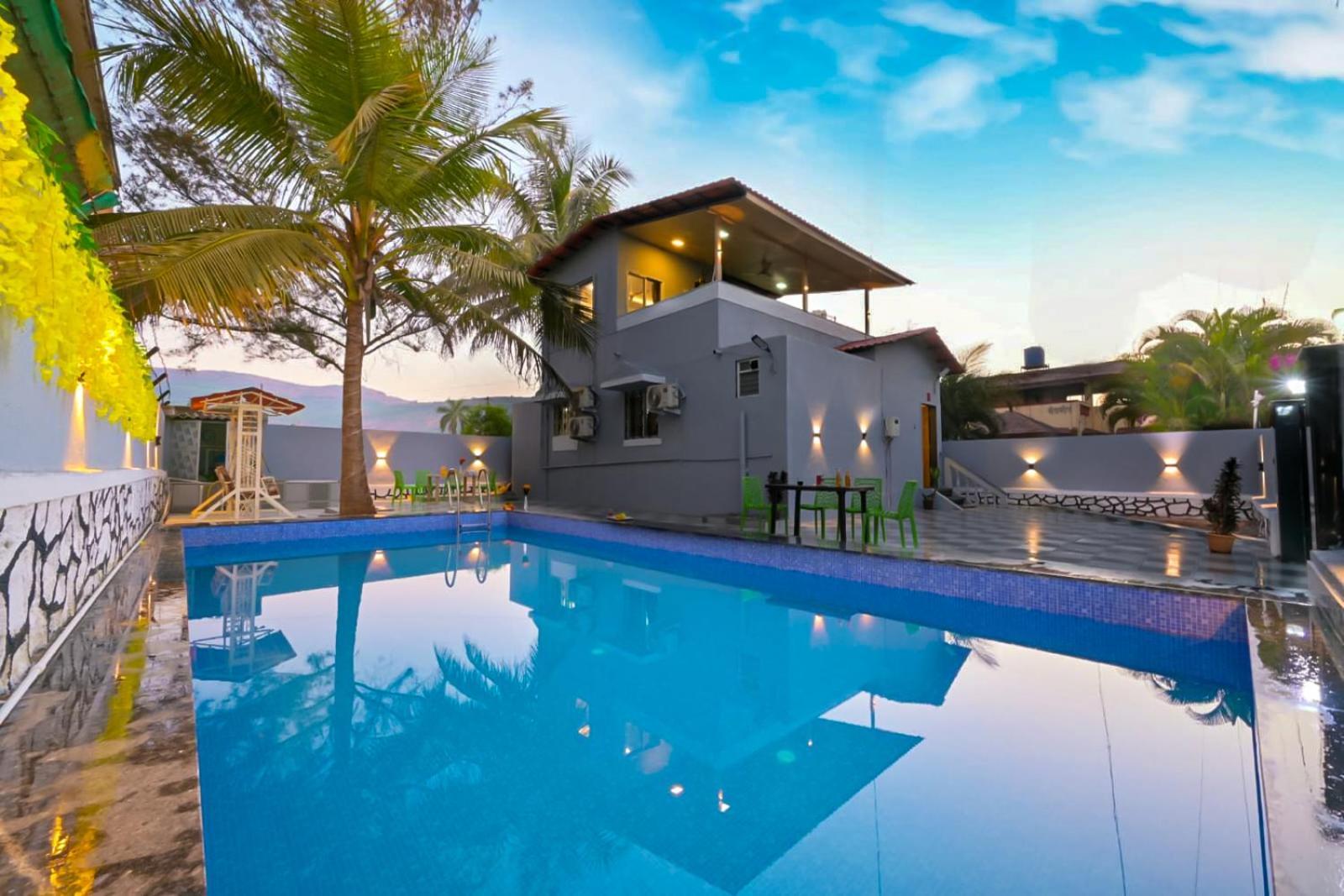 Empyrean Stay Ll 3Bhk Ll Marshall Villa Ll Large Pool Ll Ac Ll 罗纳瓦拉 外观 照片